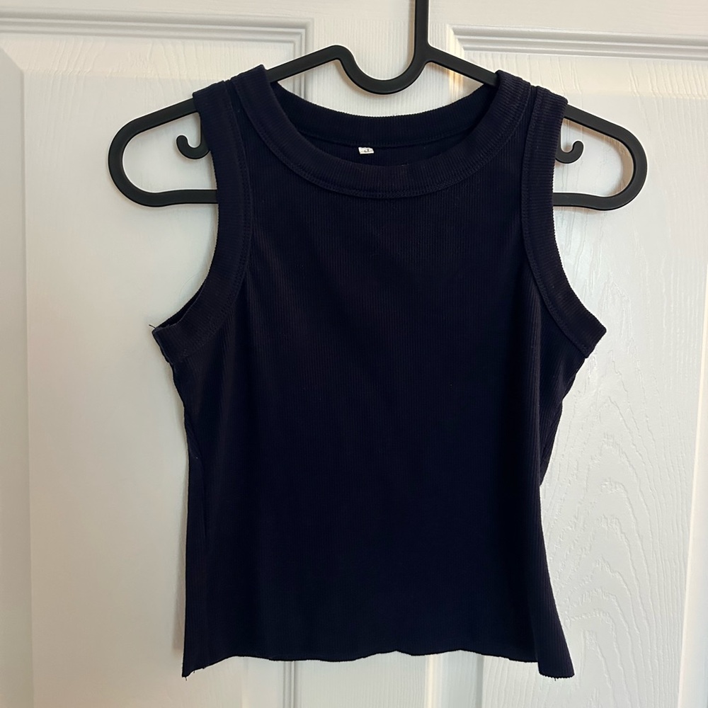 Small navy blue tank top